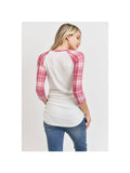 3/4 Sleeve Sweater Knit Maternity Shirt