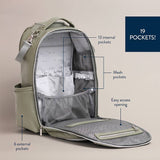 Matcha Boss Plus Backpack Diaper Bag by Itzy Ritzy