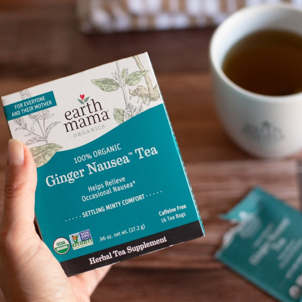 100% Organic Ginger Nausea Tea