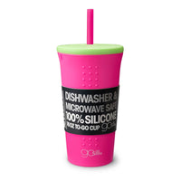 Silicone Straw Cup (16 oz.) by GoSili