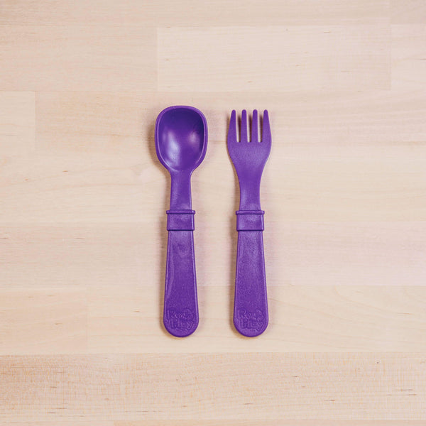 Toddler Utensil Pair - Multiple Colors - by Re-Play