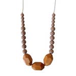 Austin in Desert Taupe Teething Necklace