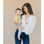 Austin in Desert Taupe Teething Necklace