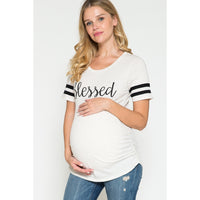 Blessed Athletic Maternity Shirt