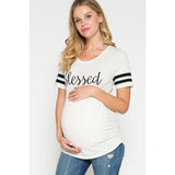 Blessed Athletic Maternity Shirt