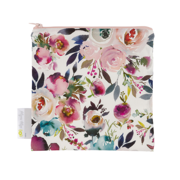 Blush Floral Reusable Snack & Everything Bag by Itzy Ritzy