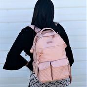 Boss Diaper Bag Backpack in Blush by Itzy Ritzy