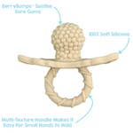 Tan RaZberry Teether
