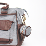 Handsome Gray Diaper Bag Charm Pod by Itzy Ritzy