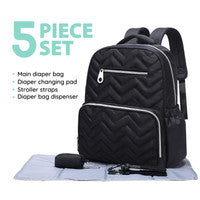 Chevron Tote Diaper Bag by Soho Collections
