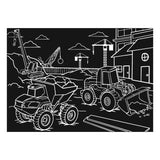 Construction Chalkboard Placemat by Imagination Starters
