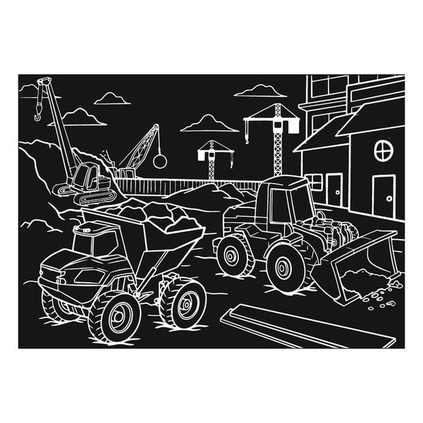 Construction Chalkboard Placemat by Imagination Starters