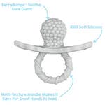 Gray RaZberry Teether