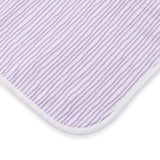 Purple Wave Hooded Towel & Washcloth Set by Bamboo Little