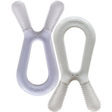 Bunny Teether in Gray & Lilac - 2 Pack