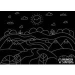Rolling Hills Chalkboard Placemat by Imagination Starters