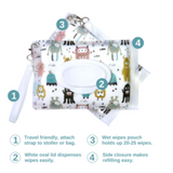Monster Wet Wipes Pouch by Orchid Hearts