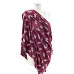 Plum Jersey Nursing Scarf