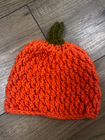 Pumpkin Hat in Bright Orange - Multiple Sizes by Needlework Niche