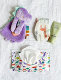 Darling Dinos Reusable Wipe Pouch