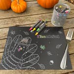 Small Thankful Chalkboard Placemat by Imagination Starters