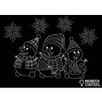 Snowman Chalkboard Placemat by Imagination Starters