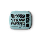 Standard Silicone Straw with Tin by GoSili
