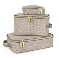 Taupe Packing Cubes by Itzy Ritzy