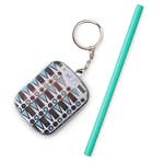 Silicone Straw & Keychain Case