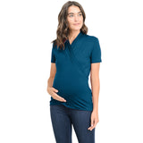 Teal Wrap Maternity Nursing Top