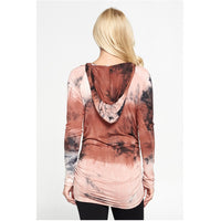 Tie Dye Maternity Hoodie