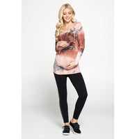 Tie Dye Maternity Hoodie