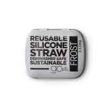 X-Long Silicone Straw with Tin by GoSili