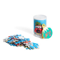 24 Piece Puzzle in Tin Can - Multiple Designs