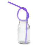 Purple Reusable Connectable Silicone Straws by GoSili
