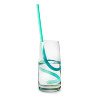 Teal Reusable Connectable Silicone Straws by GoSili